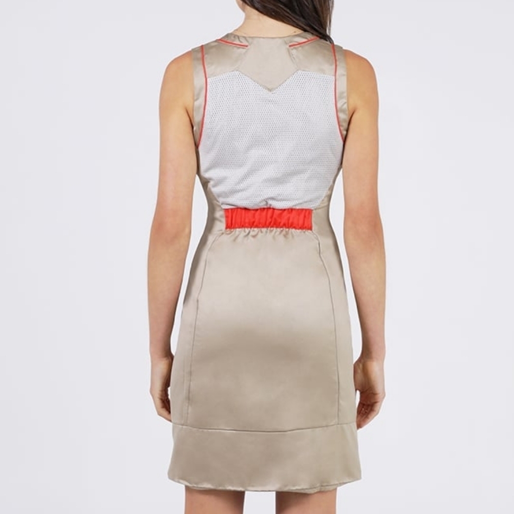 NIKE JORDAN new classics capsule mini dress xs khaki, moon particle orange sport - Picture 4 of 9